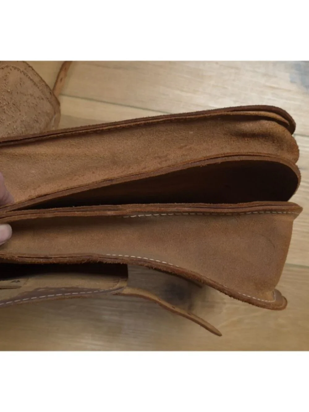 VTG Suede Leather Western Cowboy Biker Horse Motorcycle Throwover Saddle Bags